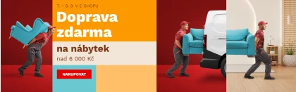 DOPRAVA ZDARMA nad 6000,- 7-8-9-2026