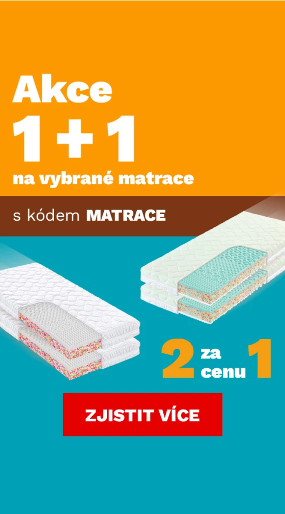 Matrace 1+1 zdarma 1-31-7-2026