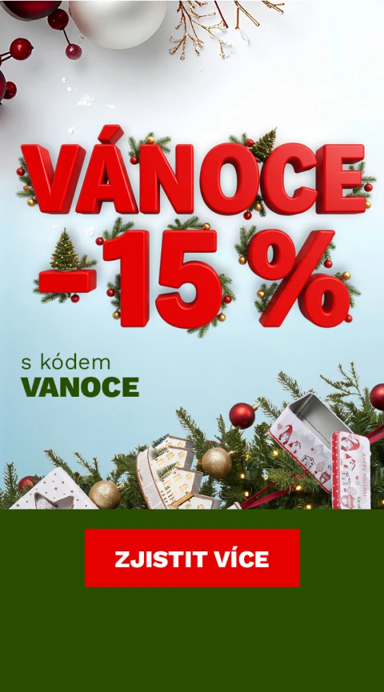 15 % na vánoční zboží 26-28-10-2026