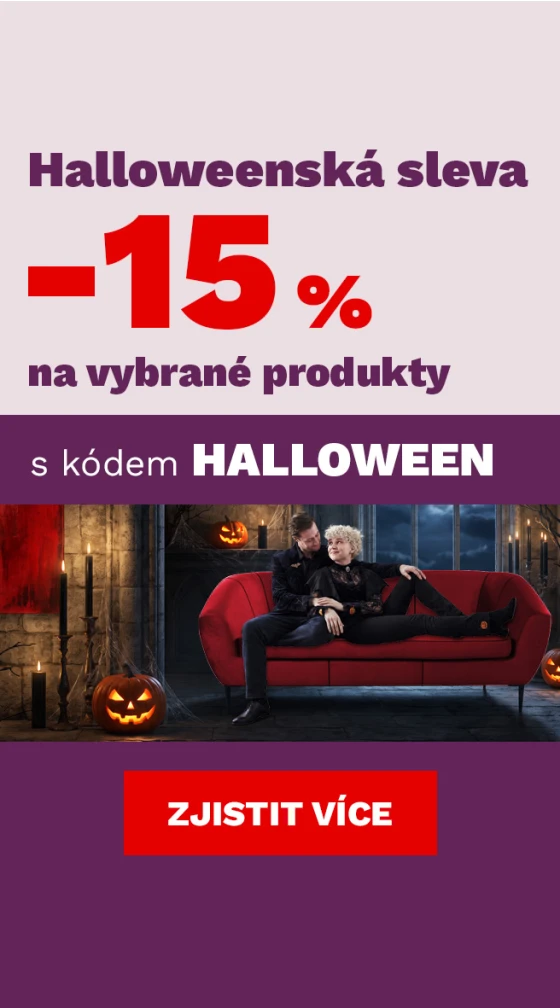 Halloweenská sleva 15 % na vybrané produkty 26-30-10-2026