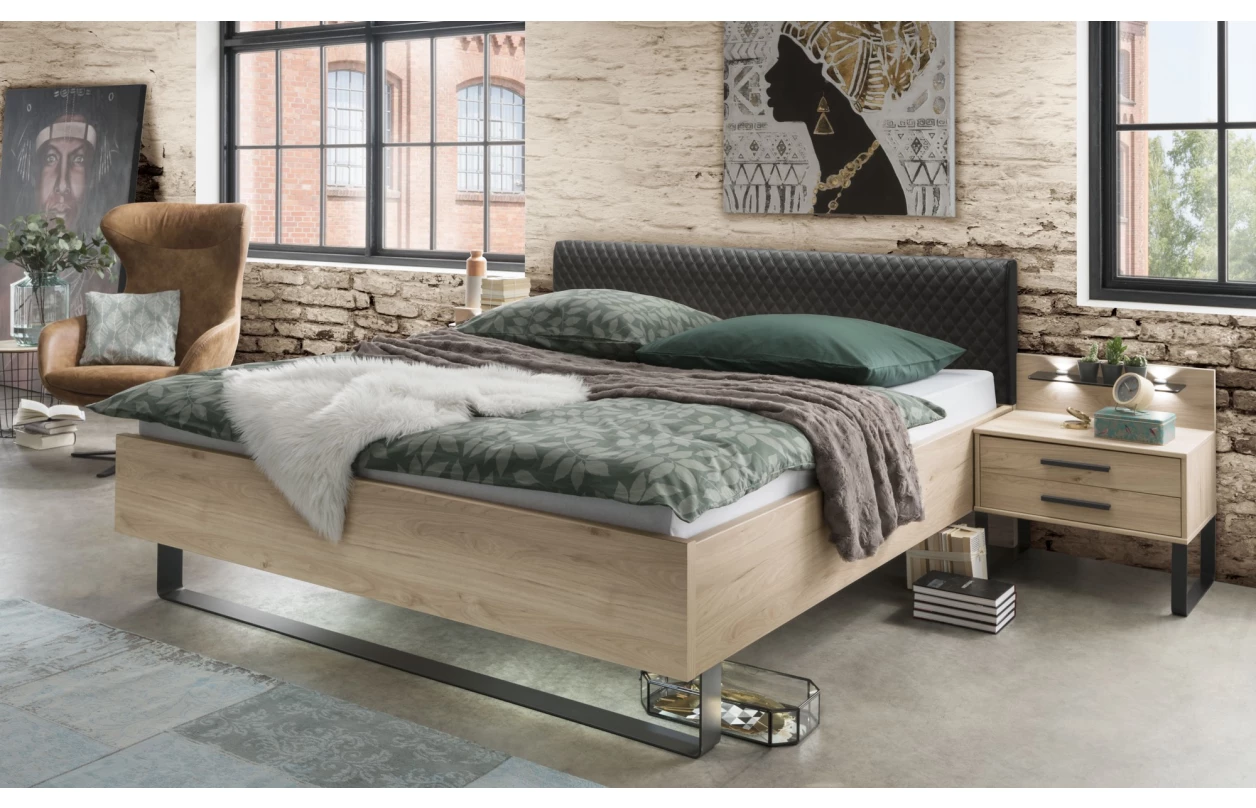 Šatní skříň Brüssel, 250 cm, kamenný dub/šedá 6