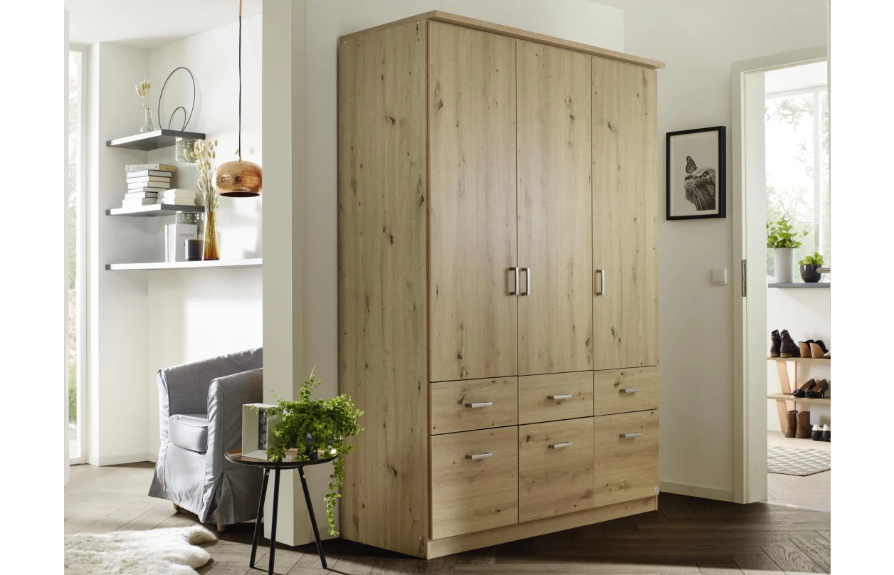 Skříňový nástavec Bremen, 91 cm, dub sonoma/bílá 13