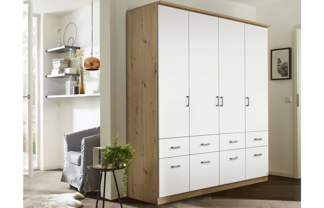 Skříňový nástavec Bremen, 91 cm, dub sonoma/bílá 20