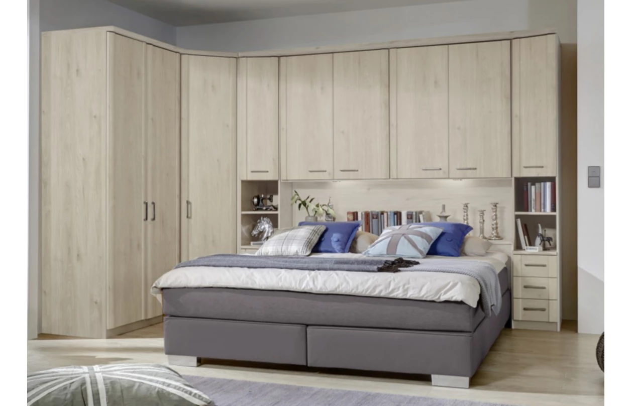 Skříňové přemostění k posteli Luxor, polární modřín 6