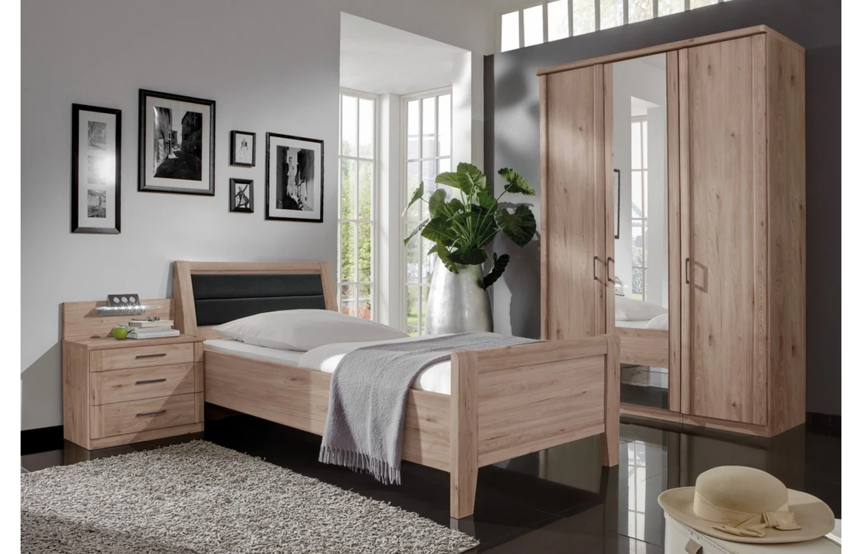 Skříňové přemostění k posteli Luxor, polární modřín 30
