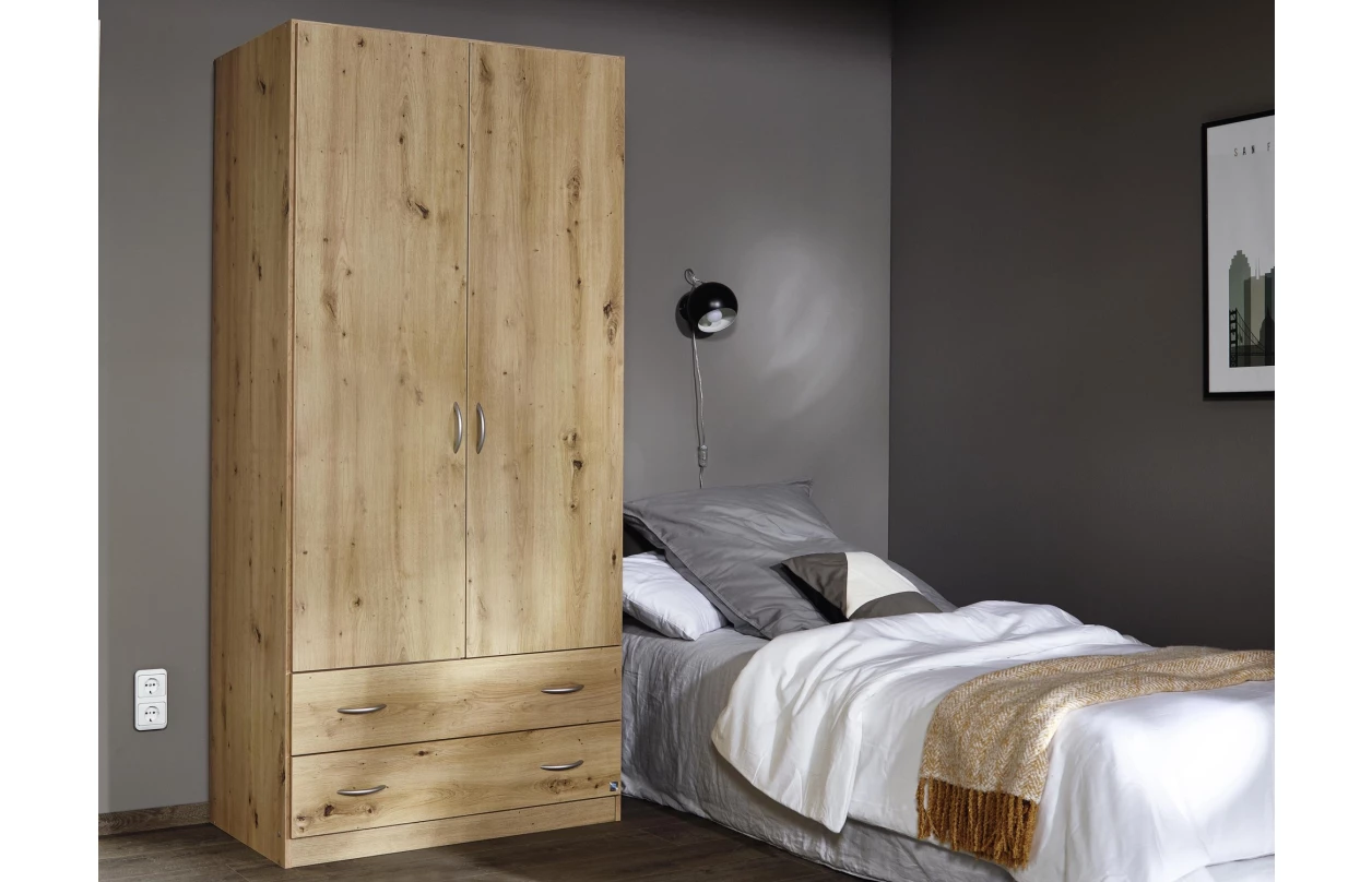 Skříňový nástavec Case, 181 cm, tmavě šedý 9