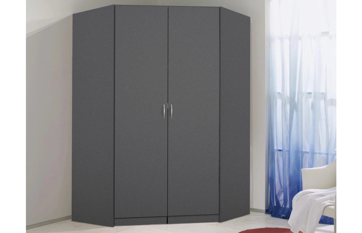 Skříňový nástavec Case, 181 cm, tmavě šedý 24