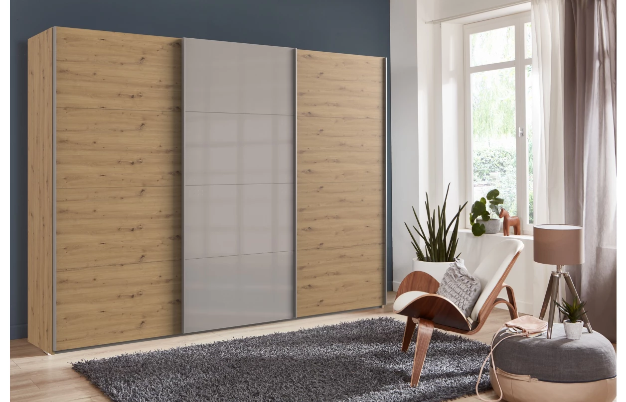Korpus skříně Easy Plus, 225 cm, prkenný dub 17
