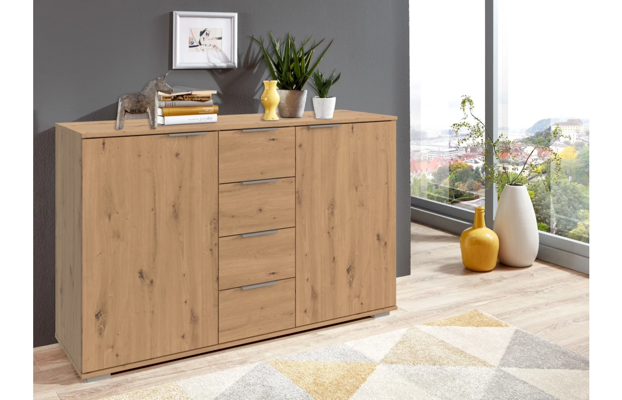 Korpus skříně Easy Plus, 225 cm, prkenný dub 22