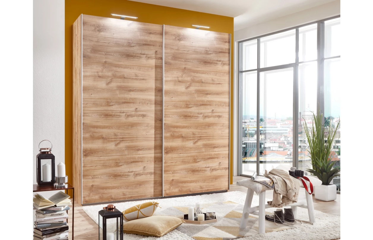 Korpus skříně Easy Plus, 225 cm, prkenný dub 32