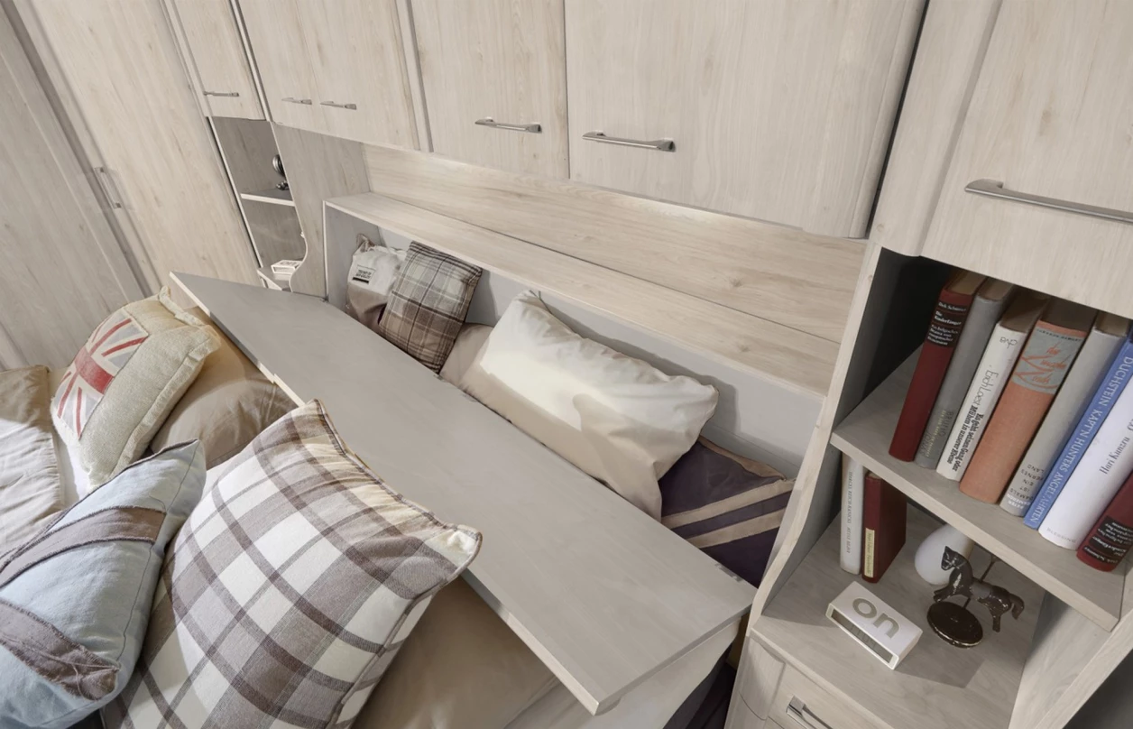 Skříňka se zásuvkami Luxor 93 cm, polární modřín 5