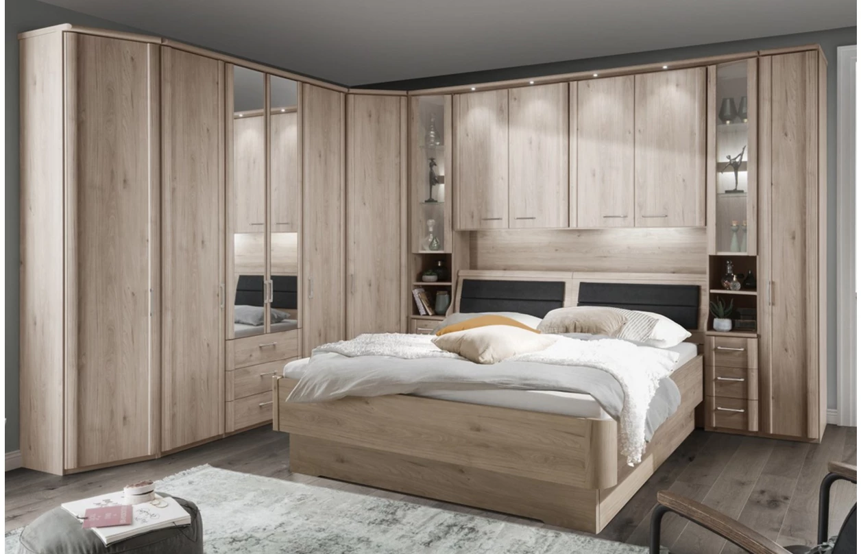Skříňka se zásuvkami Luxor 93 cm, polární modřín 15
