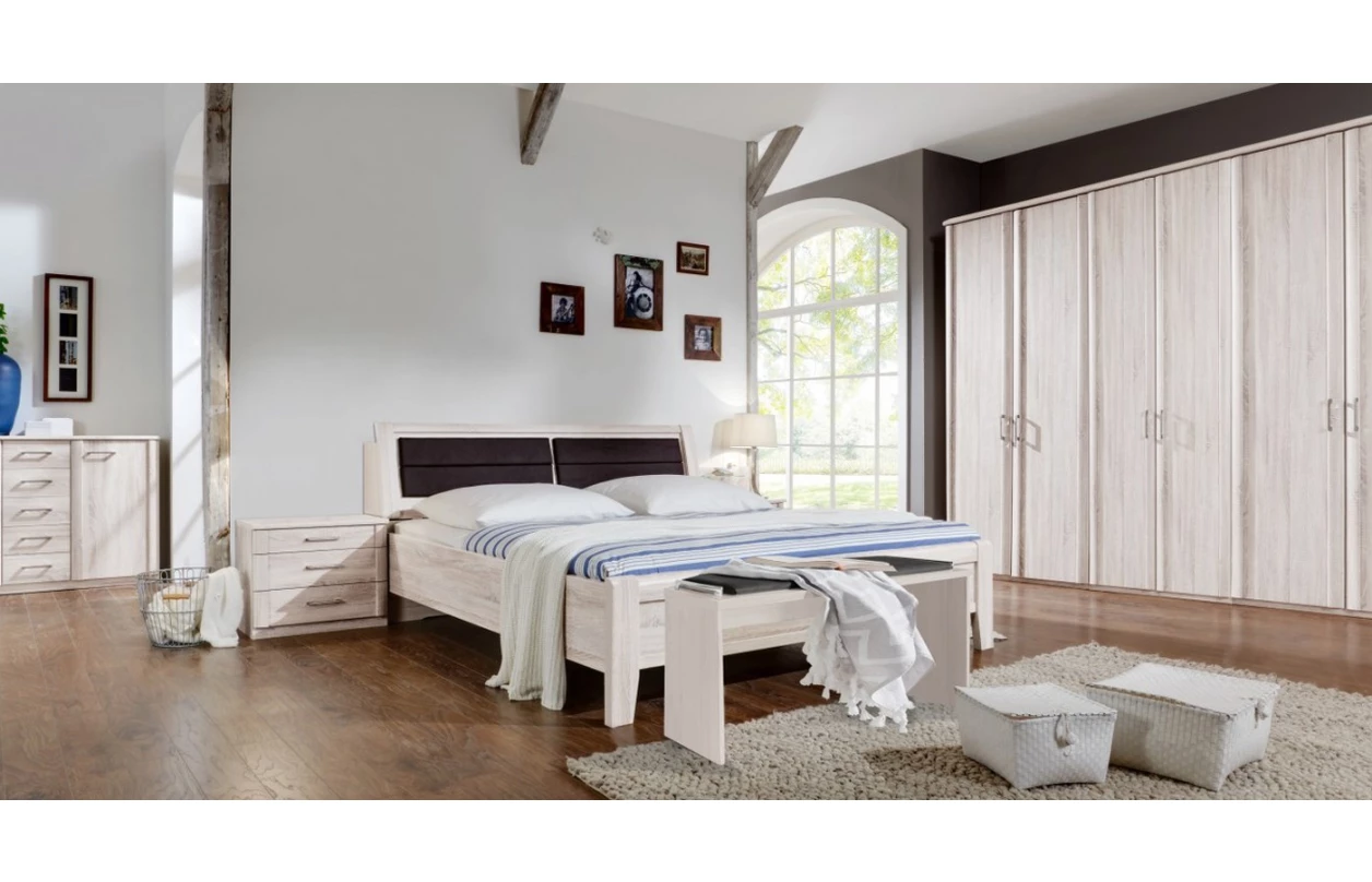Skříňka se zásuvkami Luxor 93 cm, polární modřín 23