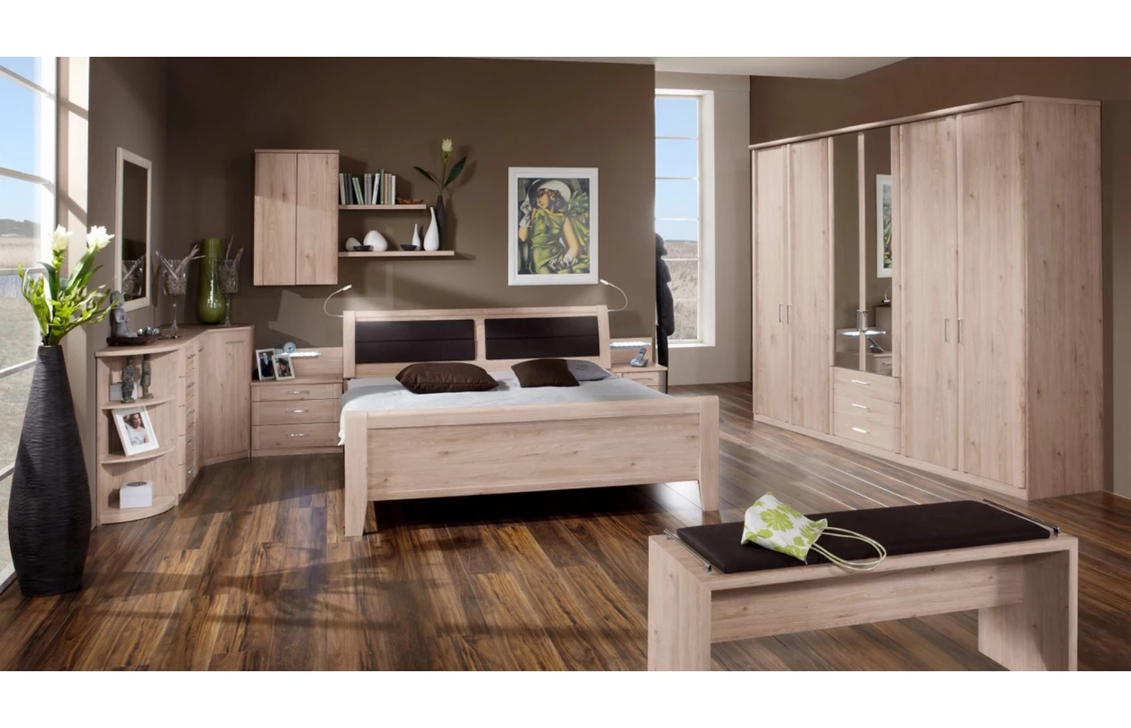 Sada 2 ks úložná zásuvka pod postel Luxor, polární modřín 32
