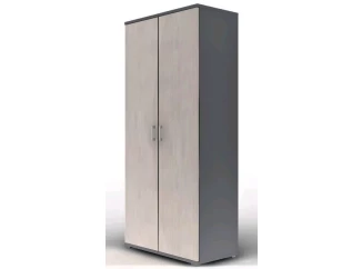 Šatní skříň Lift, šedá/hnědá