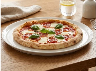 Talíř na pizzu Wellco 33 cm, bílý