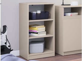 Nízký regál Carlos, béžový kašmír, šířka 40 cm