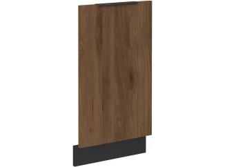Přední panel na vestavnou kuchyňskou myčku Monza, 45 cm, ořech/černá