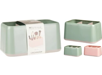 Organizér na make-up zelená/růžová