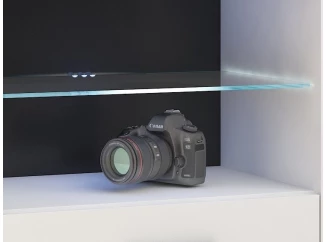 Sada LED osvětlení pro skleněné police (6 ks) bílé