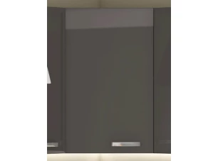 Horní rohová kuchyňská skříňka Grey 60NAR