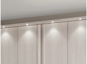 Set 4 ks bodové osvětlení pro horní lištu skříňového přemostění Luxor
