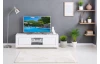 TV stolek s osvětlením Oakland 140 cm, bílý
