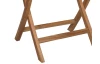 Kulatý zahradní stůl Tarakan, 120 cm, teak