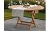 Kulatý zahradní stůl Tarakan, 120 cm, teak