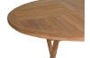 Kulatý zahradní stůl Tarakan, 120 cm, teak