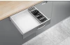 Organizér na příbory UniFit 40-49 cm, šedý