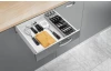 Organizér na příbory UniFit 40-49 cm, šedý