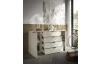 Široká komoda se zásuvkami Linz 180 cm, kašmírová béžová