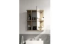 Koupelnová skříňka se zrcadlem Vista 60 cm, dub viking