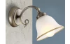 Nástěnná lampa Odin, mosaz