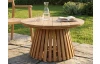 Kulatý zahradní stolek Manado, 70 cm, teak