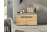 Předsíňová sestava Cano (4-dílná), šedá/dub artisan