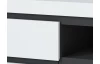 TV skříňka Campania 161 cm, bílá/antracit