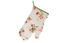 Kuchyňská rukavice s magnetem Floralis 29 cm, bílá s květinami
