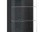 Vysoká vitrína Campania 60 cm, bílá/antracit, pravá