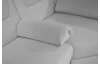 Doplňkový područkový polštář Relaxness 23x50 cm, světle šedá látka