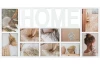 Fotorám pro 10 ks foto Home 72x37 cm, bílý