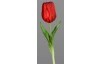 Umělá květina Tulipán 20 cm, červená