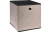 Úložný box 30x30x30 cm, béžový/hnědý