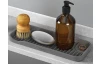 Organizér/odkapávač ke dřezu Tidy-Mat 23x9 cm, šedý