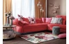 Taburet Glamorous, zeleno-modrý aqua/zlatý