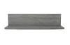 Nástěnná police Carlos, šedý beton, 75 cm