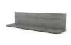 Nástěnná police Carlos, šedý beton, 75 cm
