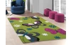Koberec Diamond Kids 120x170 cm, motiv motýlů, zelený