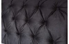 Postel boxspring Agnes 180x200 cm, leskle černá látka